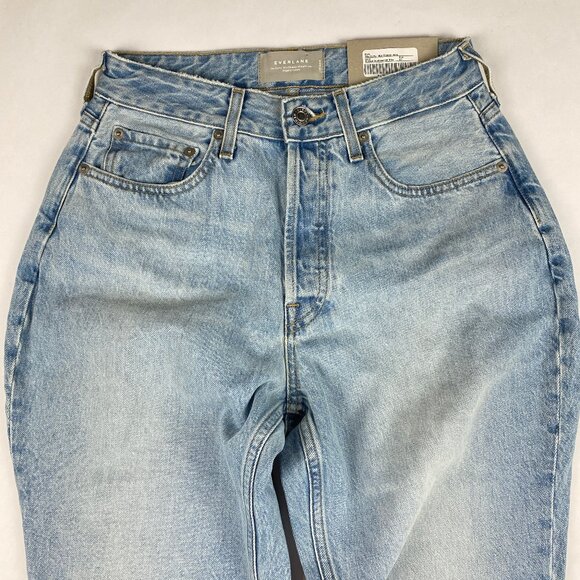 NWT Everlane Jeans Women's Size 29 The Curvy '90s Cheeky Blue - Picture 3 of 14